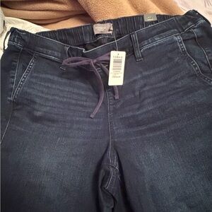 Torrid Navy Blue Drawstring Jeans